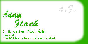 adam floch business card